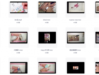 国外美甲课程（外语版）」+美甲各款式详细教程【中文】